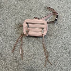 Rebecca Minkoff Pink 3 Zip Belt Bag